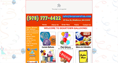 Desktop Screenshot of beantownballoons.com